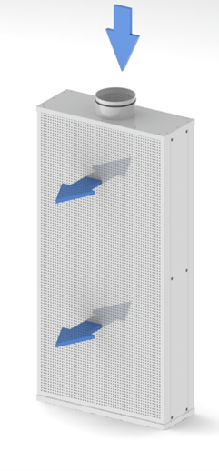 Wall Mounted Displacement Diffuser