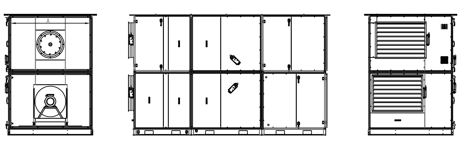 Plakalı Isı Geri Kazanımlı Havuz Nem Alma Cihazı